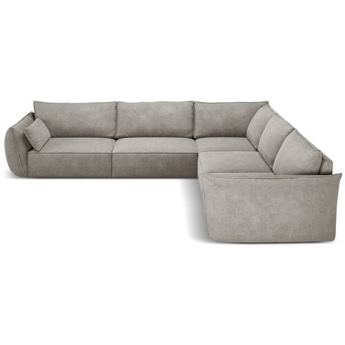 Mazzini Sofas Svijetlo siva kutna garnitura (varijabilna) Vanda - Slike