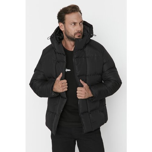 Trendyol black oversize windproof puffer jacket Slike