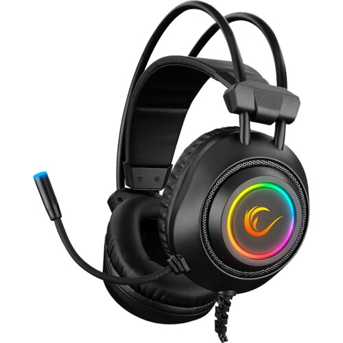  Slu&amp;scaron;alice sa mikrofonom gaming RAMPAGE RM-K19 RAGING PLUS Black USB 7.1 Version RGB Led Gaming Headset with Microphone, 32915 Slike