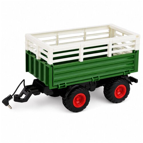  Remote Controlled RC Agricultural Tractor with Tipper Trailer and Lights 1:24 Slike
