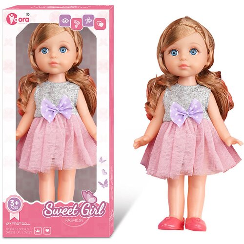  Lutka Sweet Girl &ndash; elegantna lutka za male dame Roza Cene