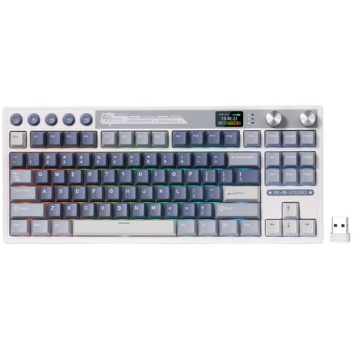 Royal Kludge M87 Beige Switch Ocean Blue US Cene