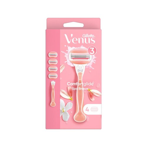 Gillette Venus ComfortGlide Spa Breeze Ženska britvica + nadomestne britvice 4 kos 1 kos Cene