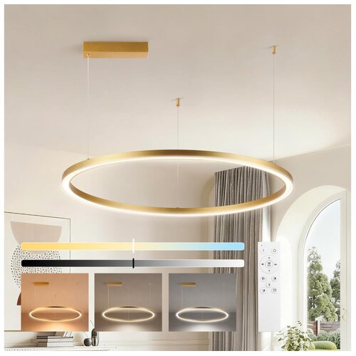  Brilagi - prigu&scaron;iva LED luster na sajli PORTOFINO LED/60W/230V prečnik 80 cm zlatna +DO Cene
