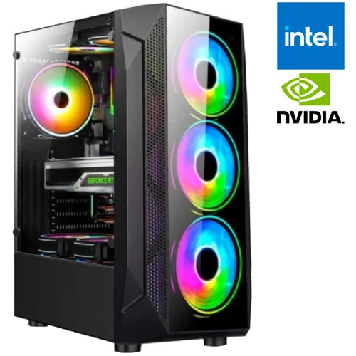 Gaming računar Intel i3-12100F, 16GB, 512GB SSD, RTX 4060 8GB