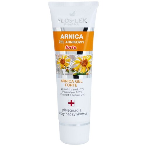 FlosLek Pharma Arnica Forte pomirjajoči gel za kožo nagnjeno k rdečici 50 ml Cene