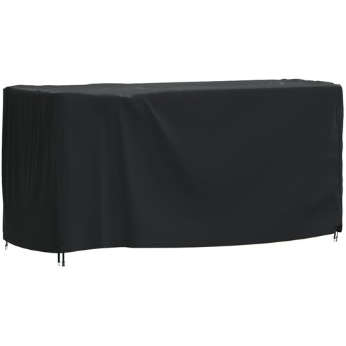 VidaXL Pokrivalo za vrtno pohi&amp;scaron;tvo črno 180x70x90 cm vodoodporno 420D Slike
