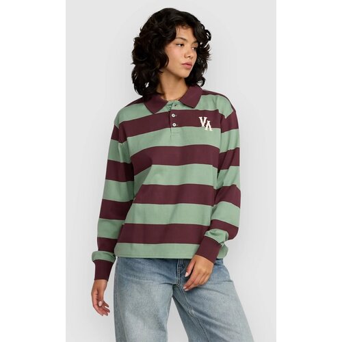 Rvca Rugby Majica z dolgimi rokavi sea green Cene