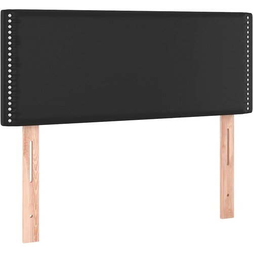  Uzglavlje crno 90x5x78/88 cm od umjetne kože Slike