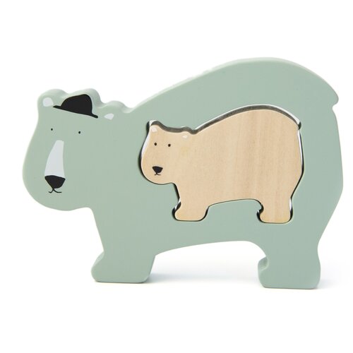 Trixie lesena sestavljanka mr. polar bear Cene