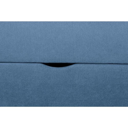 Modern Living Postelja Z Vzmetnico Black Diamant, Modra, 180x200 Slike
