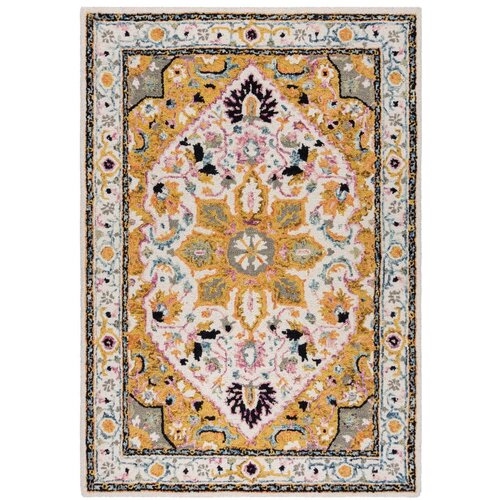 Flair Rugs Rumena volnena preproga 170x120 cm Dahlia - Flair Rugs Slike