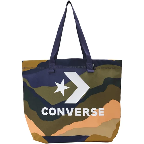 Converse Shopper torba 'WINTERIZED' nude / mornarsko plava / maslinasta / bijela