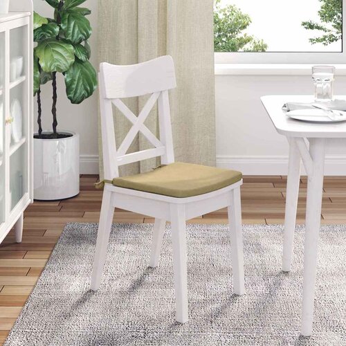  Jastučići za sjedenje 4 pcs Siva zelena 40 x 40 x 3 cm Slike
