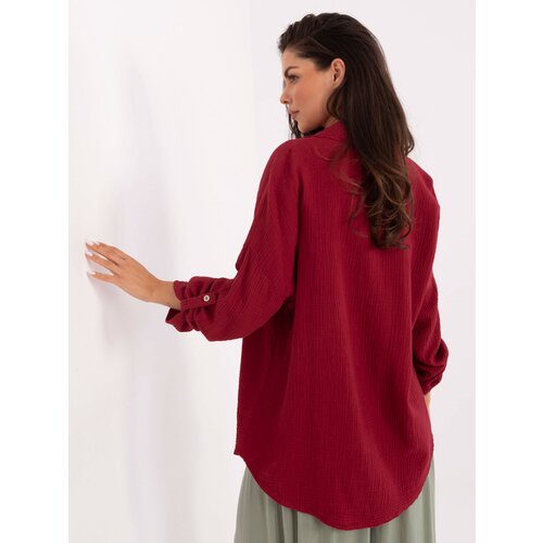 Italy Moda Shirt-MO-KS-9368.98-burgundy Cijene