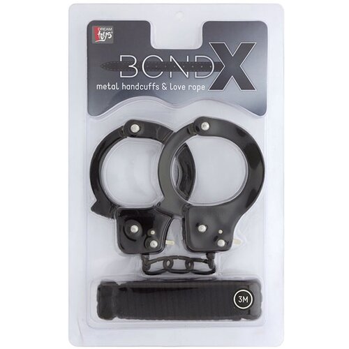 BondX crne metalne lisice 20870 Cene