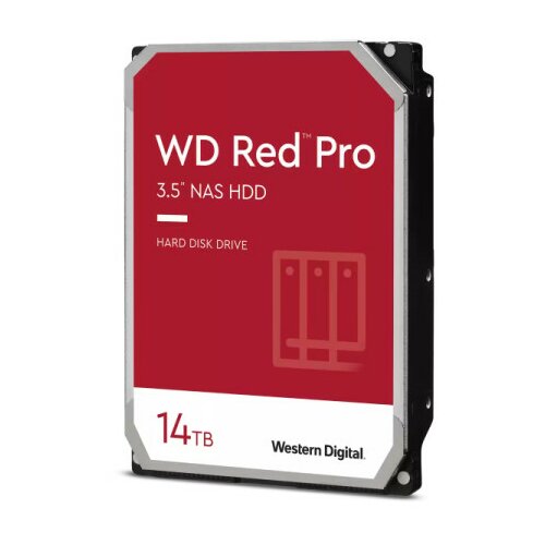 WD (HGST) WD 14TB 3.5" SATA III 512MB 7200rpm WD142KFGX Red Pro hard disk Cene