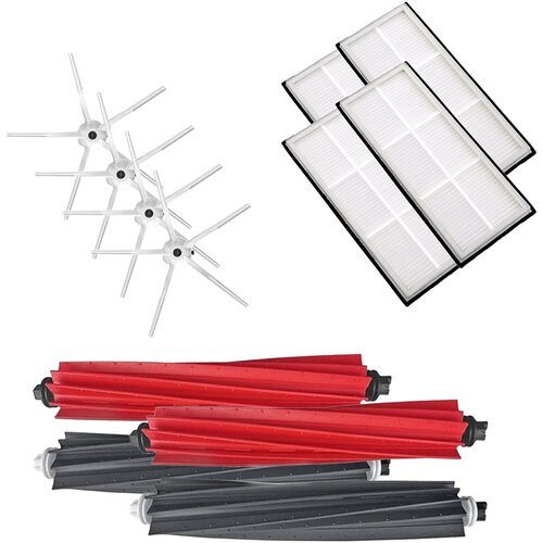  Ultra-packz belimi stranskimi krtačkami za Roborock S8 Slike