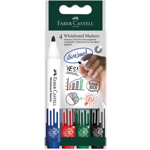 Marker ZA BIJELU PLOČU 1,5-3 MM W20/4BOJE FABER CASTELL 253942 BLISTER Cijene