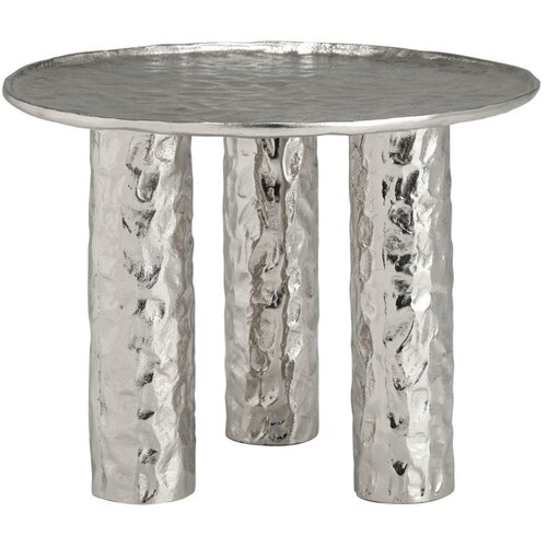 Ellos Home Okrugao stolić za kavu aluminijski u srebrnoj boji &oslash; 60 cm Art &ndash; Cijene