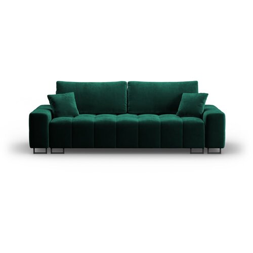 Cosmopolitan Design Zelena bar&amp;scaron;unasti sklopiva/s prostorom za odlaganje sofa 250 cm Wicklow &amp;ndash; Slike