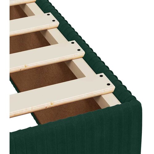 Box spring krevet s madracem tamnozeleni 90x200 cm bar&amp;scaron;unasti Slike