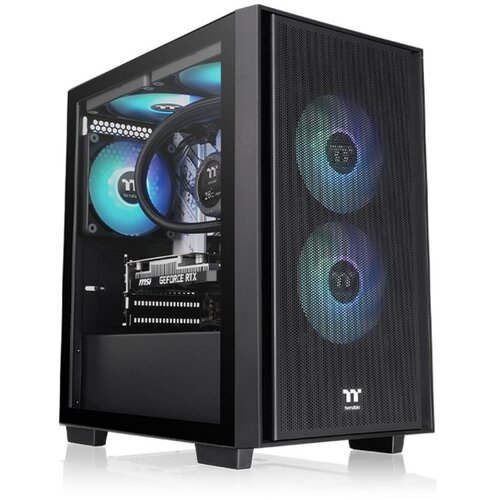 Thermaltake Versa H16 TG ARGB Micro Tower Case, mATX,TG panel, 3x 120mm ARGB fans Slike
