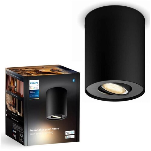 Philips LED prigu&scaron;iva spot svetlo Hue PILLAR 1xGU10/4,2W/230V crna Cene