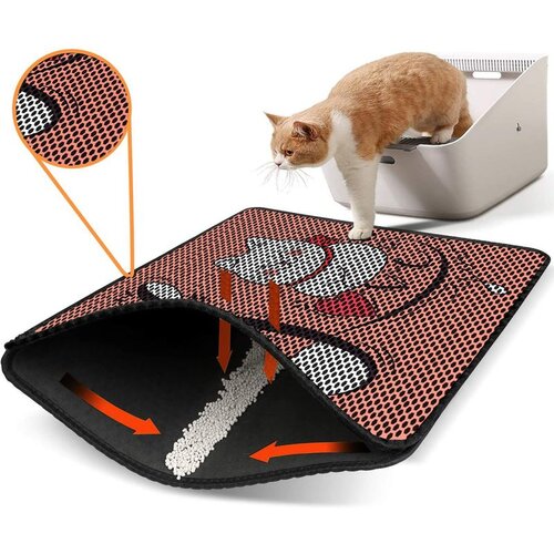 WALLXPERT Nrszn0083 multicolor cat litter mat Cene