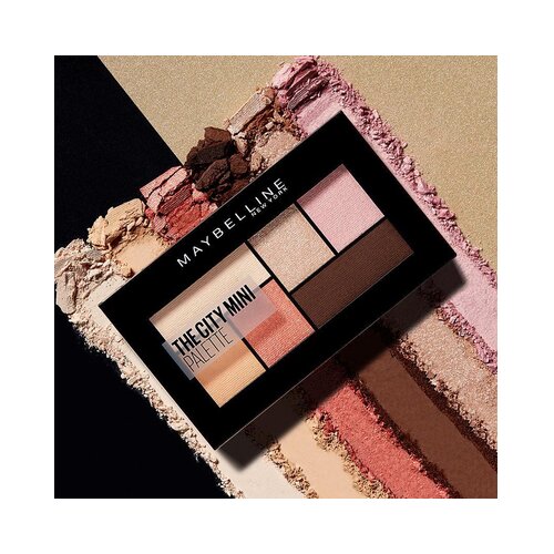 Maybelline the city mini paletka šestih dramatičnih senčil za oči 6 g odtenek 430 downtown sunrise Cene