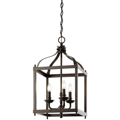 Elstead Lighting Elstead Larkin 3-kratna srednja stropna viseča svetilka, starinski bron, E14, (22097905) Cene