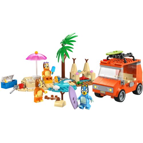 Lego Igračka Blueyeva Plaža I Putovanje Porodice Autom Slike