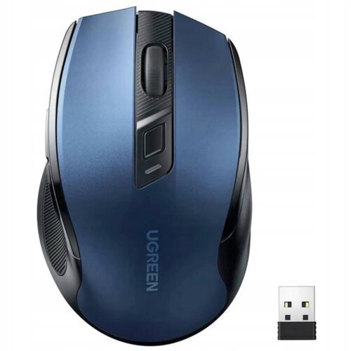  Brezžična optična mi&scaron;ka Ugreen MU006 USB 2.4GHz 4000 DPI - Modra, (21998939) Cene