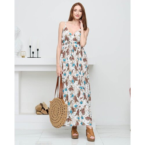 Resti Women's airy white maxi dress - Clothing Cene