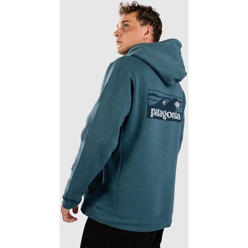 Patagonia Boardshort Logo Uprisal Pulover s kapuco wetland blue Slike
