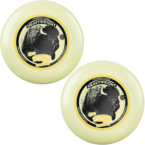 WHAM - O Frisbee Heavyweight 200g, 27.94 cm dolg in vzdržljiv disk za dejavnosti na prostem, stabilno letenje za družinsko zabavo - 2 pakiranja, (22088679) Cene