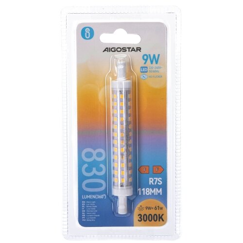  LED sijalica R7S/9W/230V 3000K - Aigostar Slike