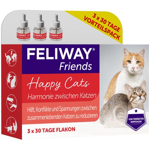 Feliway &reg; Friends - ekonomično pakiranje: 3 x 48 ml bočica za punjenje Cijene