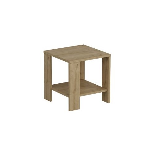 Hanah home Klub sto Midi Yan 40x40x42cm Hrast Slike