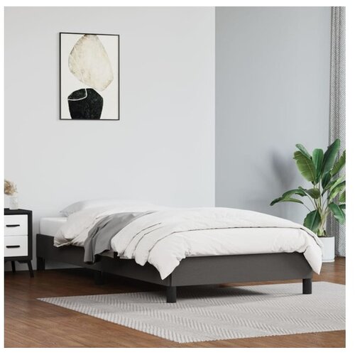  Okvir Za krevet sivi 100x200 cm od umjetne kože Cene
