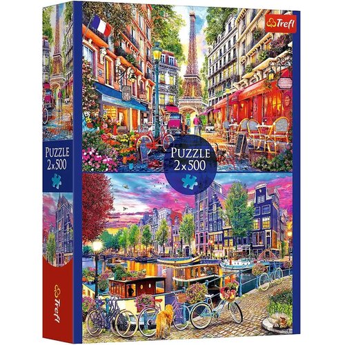 Trefl Europske prijestolnice 2x500 dijelova puzzle - Cijene