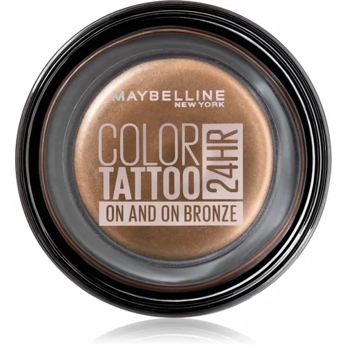 Maybelline color tattoo 24H kremno senčilo za oči 4 g odtenek 35 on and on bronze