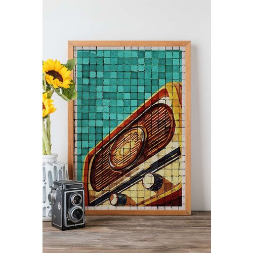 Wallity uramljena slika Popmosaıc9, 33x48 cm Cene