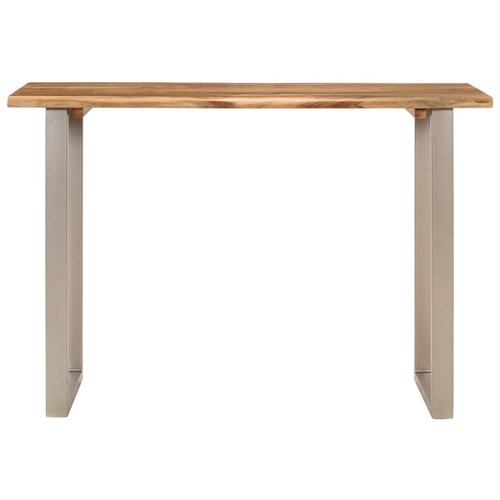 Maison Chic Jedilna miza - Kuhinjska miza - Jedilni stol 110x50x76 cm trden akacijev les, (21714905) Cene