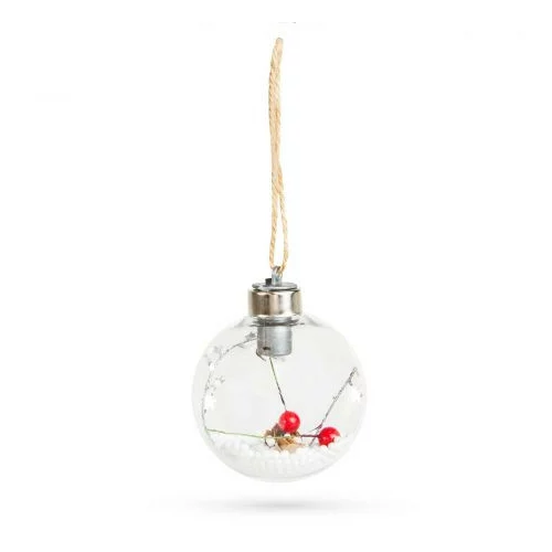Family LED dekoracija za božično drevo - toplo bela - 8 cm