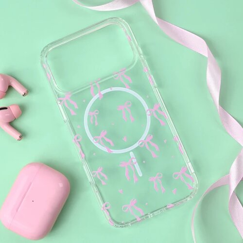  Torbica Print Magsafe za iPhone 17 Pro Max 6.9 Cute Bow Cene