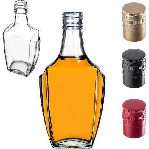 KADAX steklene steklenice 250 ml za likerje, vino, vodko, pokrovčki 10 kosov, (5000354966) Cene