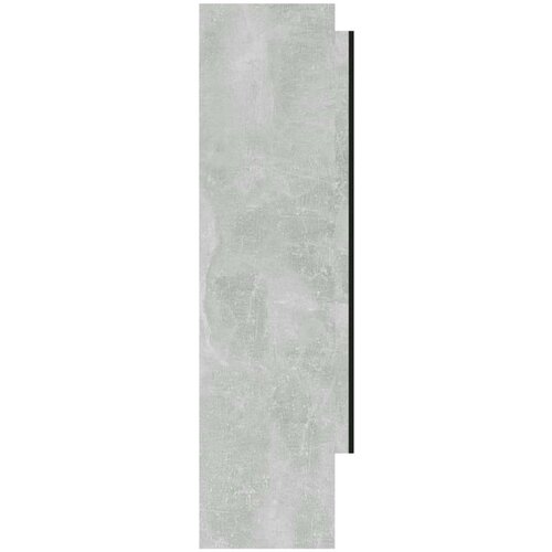 VidaXL Kopalni&amp;scaron;ka omarica z ogledalom 80x15x60 cm MDF betonsko siva Slike