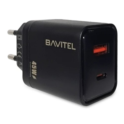 BAVIN punjač 45W Usb A+ Type C crna ( 92010 ) Cene