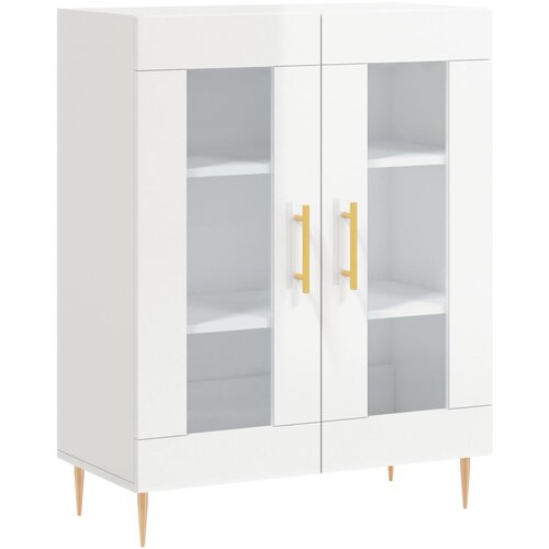 Maison Chic Komoda - Predalnik visok sijaj bela 69,5x34x90 cm inženirski les, (21719434) Slike